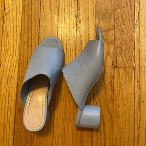 Zara leather shoes size 7 used once